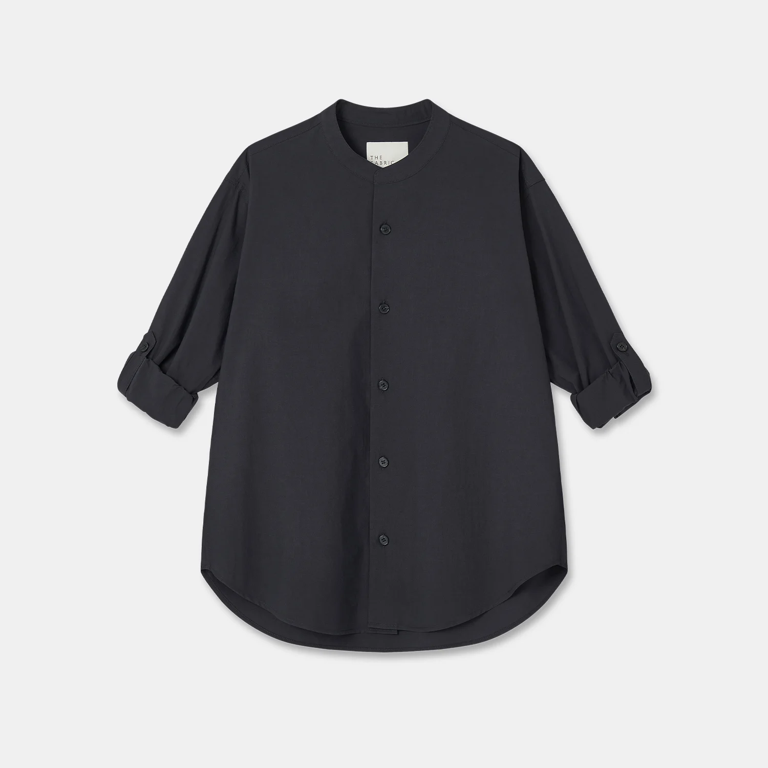 OMIZARASHI TYPEWRITER ROLL-UP SHIRTS NAVY