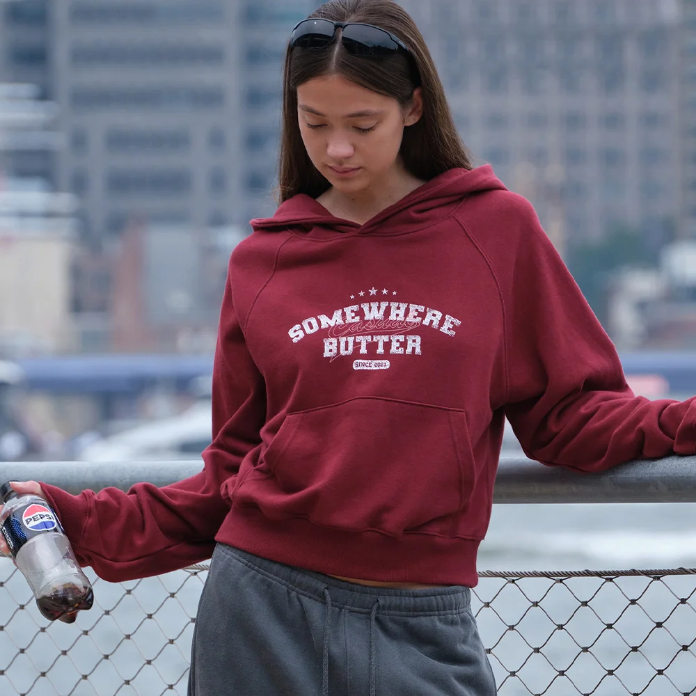 Alvin Logo Hoodie - Burgundy