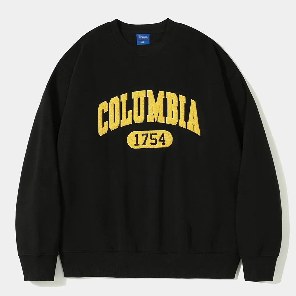 1754 ARCH BOUCLE FLEECE CREW NECK_BLACK