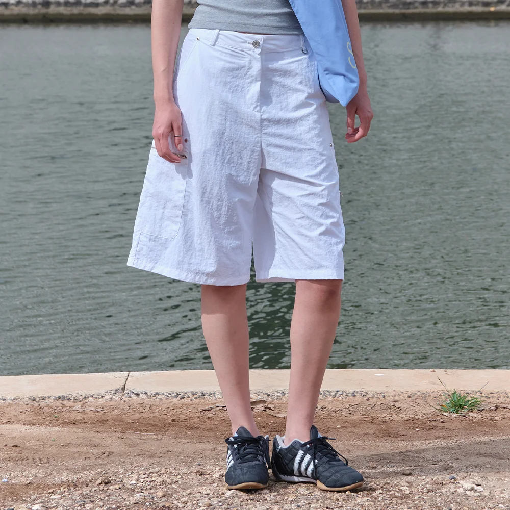 Zest Bermuda Pants - Ivory
