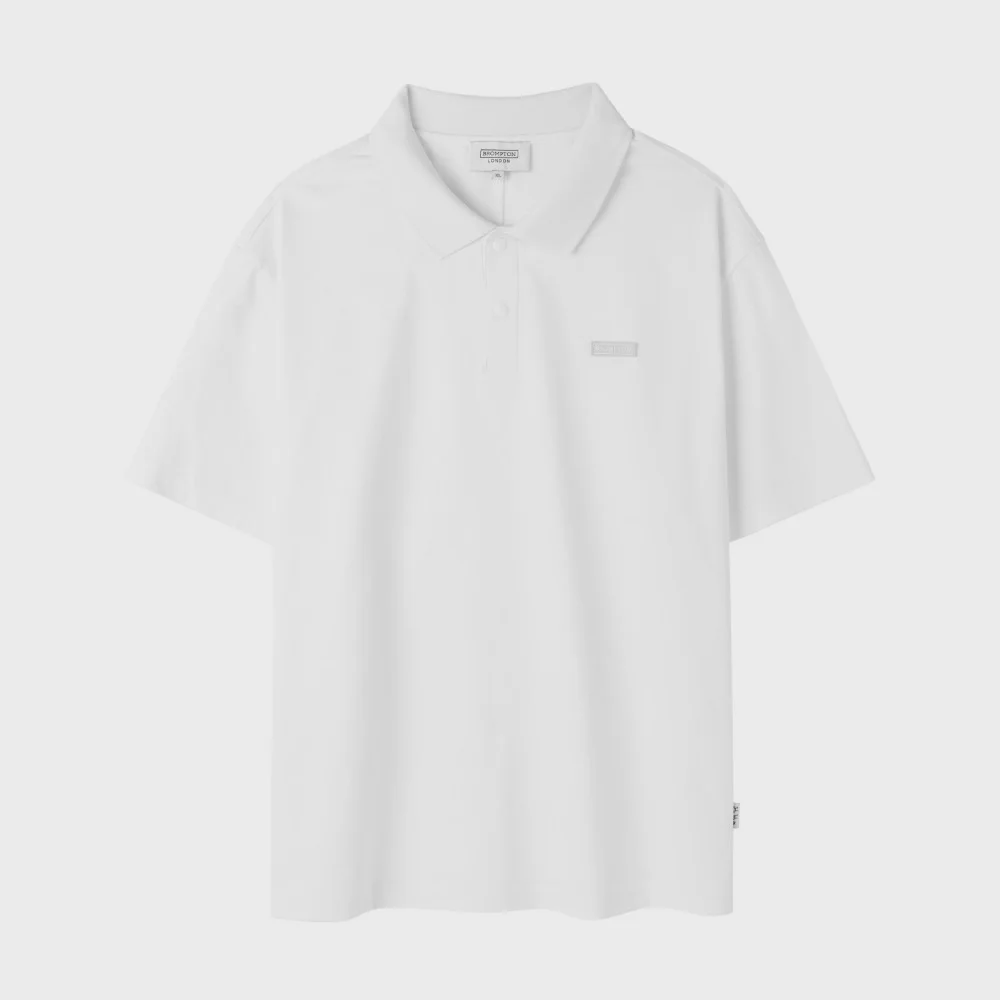 SUPIMA COLLAR T-SHIRT - WHITE (P262MPL136)