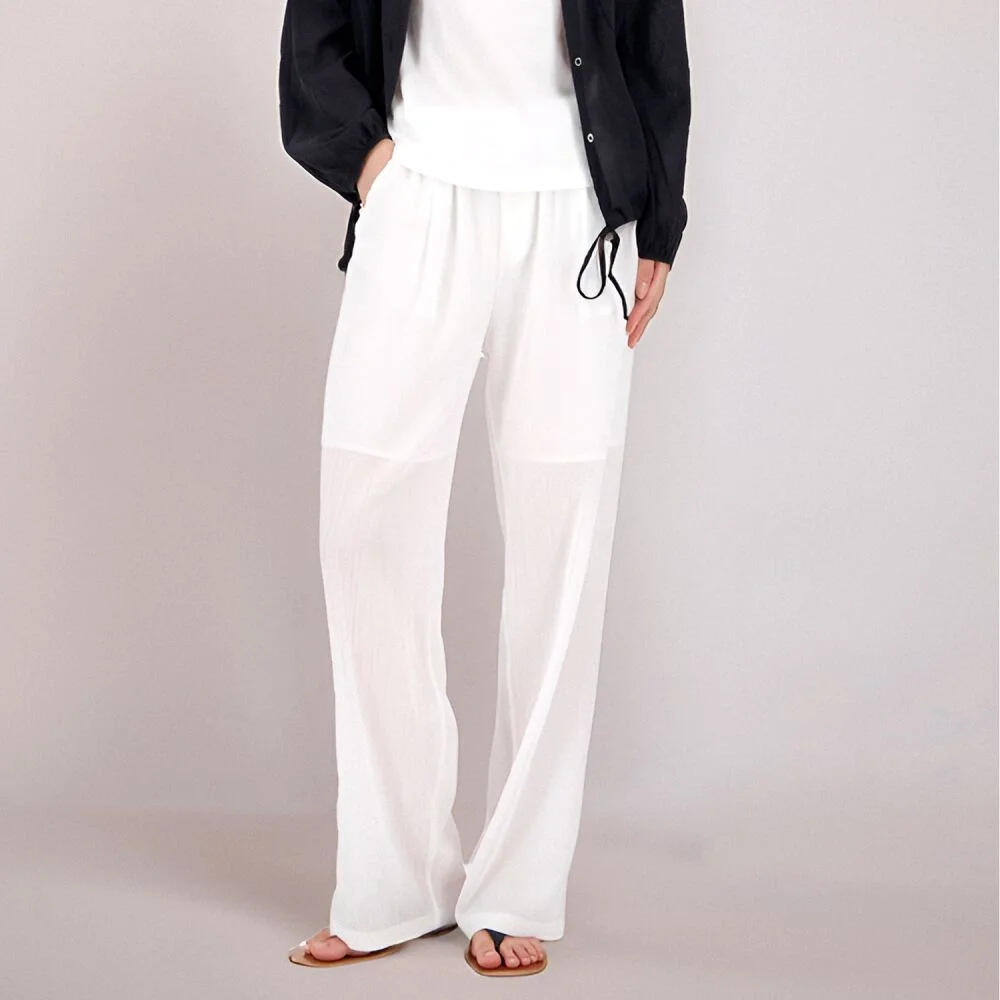 Sheer Bending Slacks _White