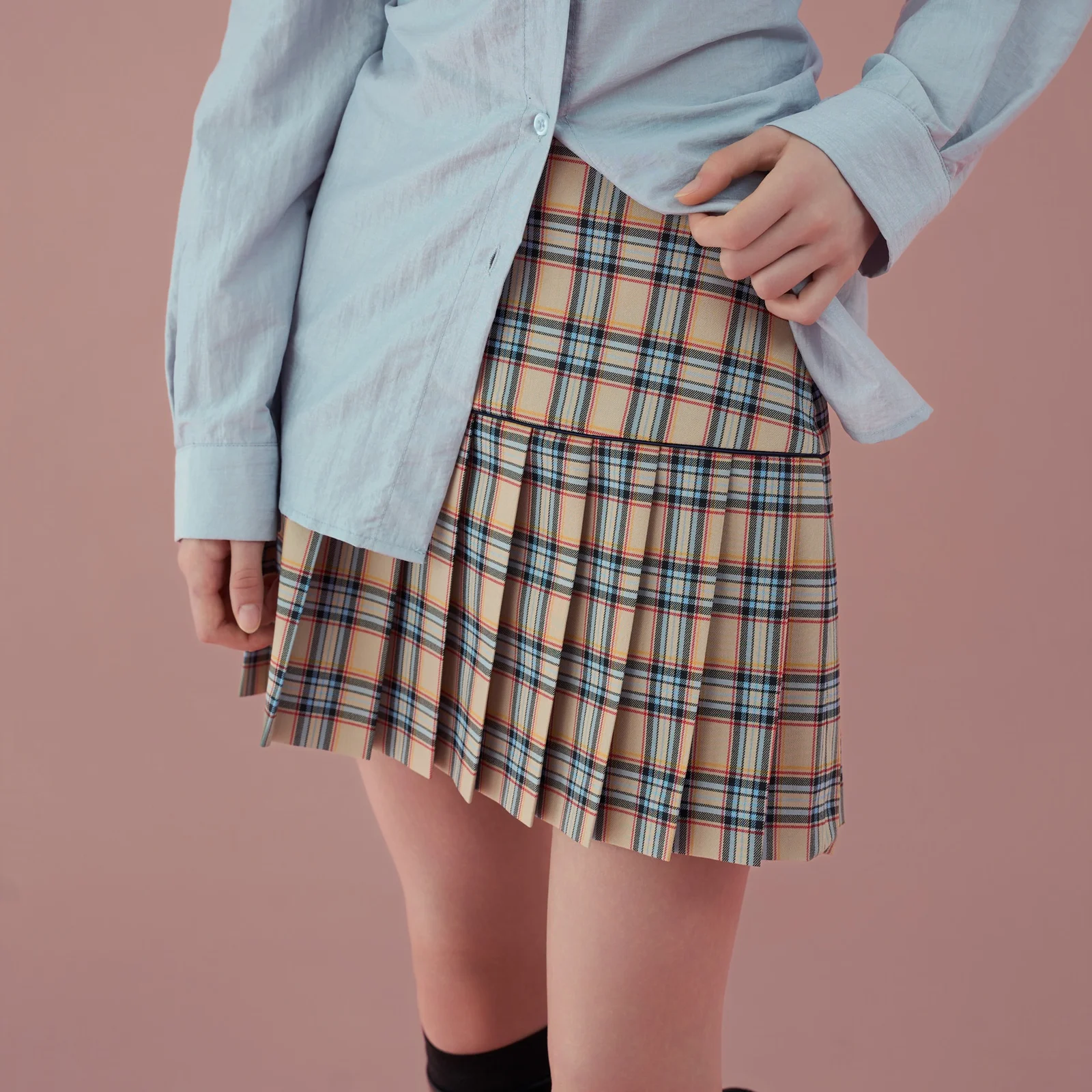 Ruena格紋裙