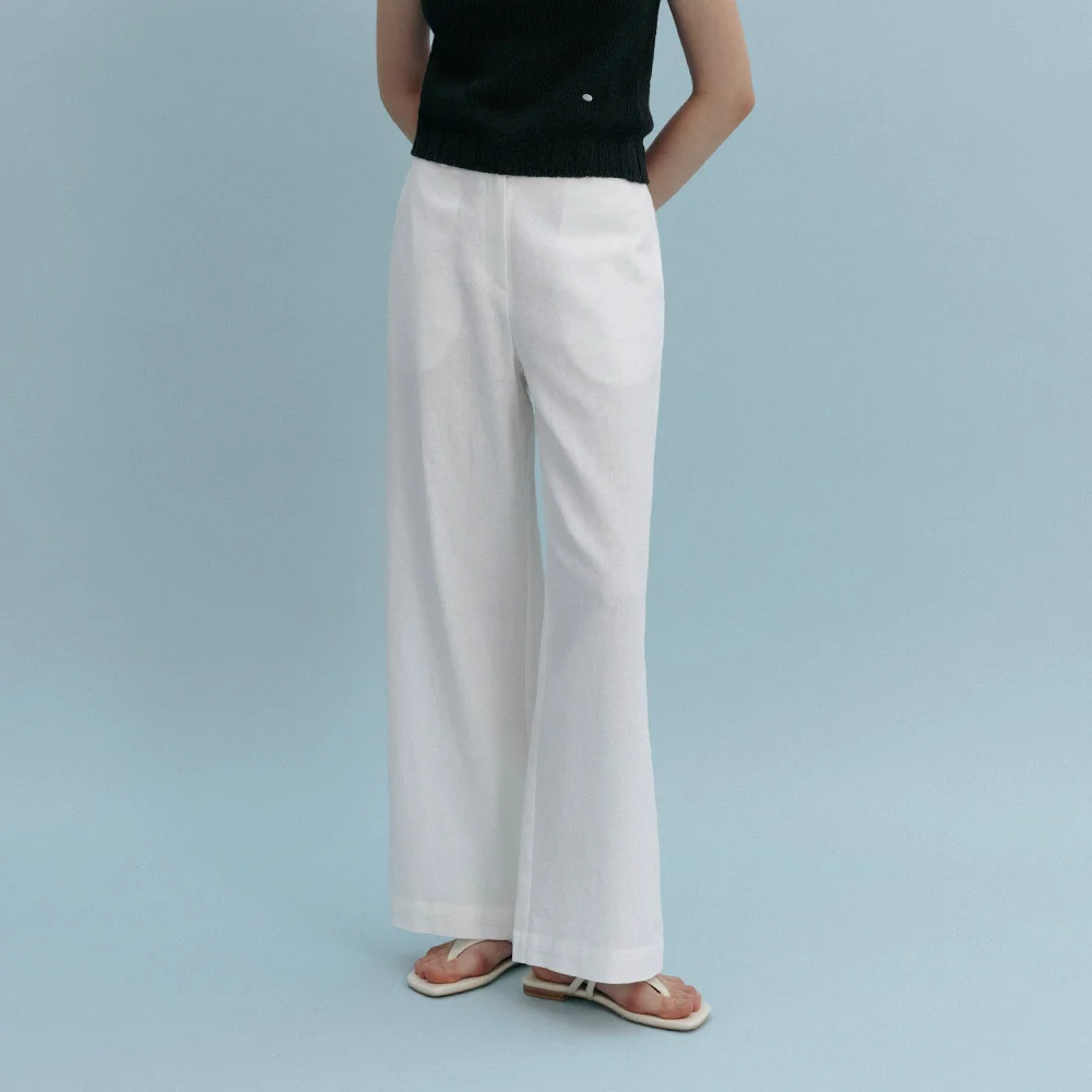 EZELL STRAIGHT PANTS_IVORY