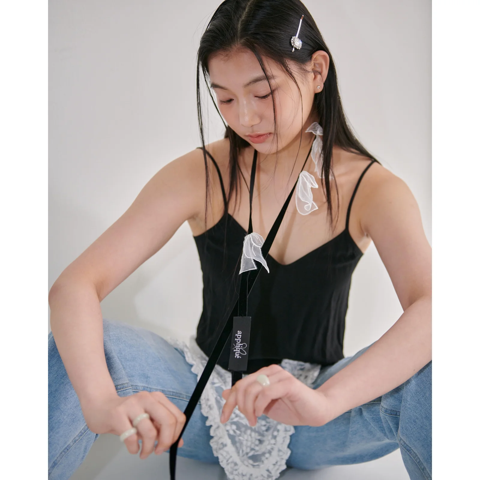 Nina bobby pin set 水鑽 髮夾 套裝