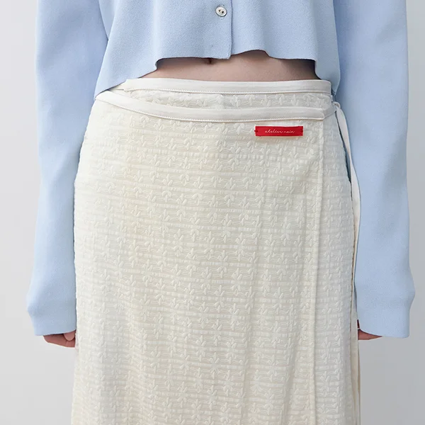 KYLIE RIBBON LAYERED SKIRT(SK-4994)