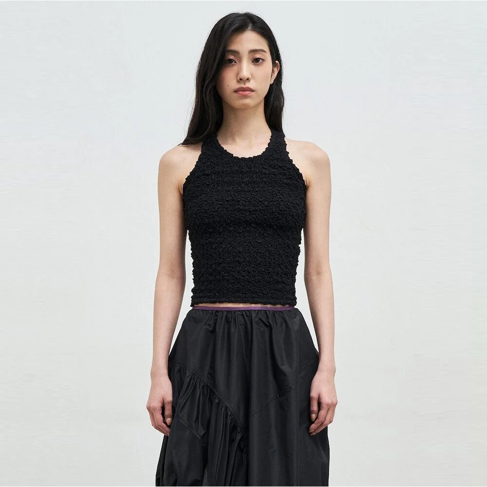 Textured Tank Top Black (AG5542A015)