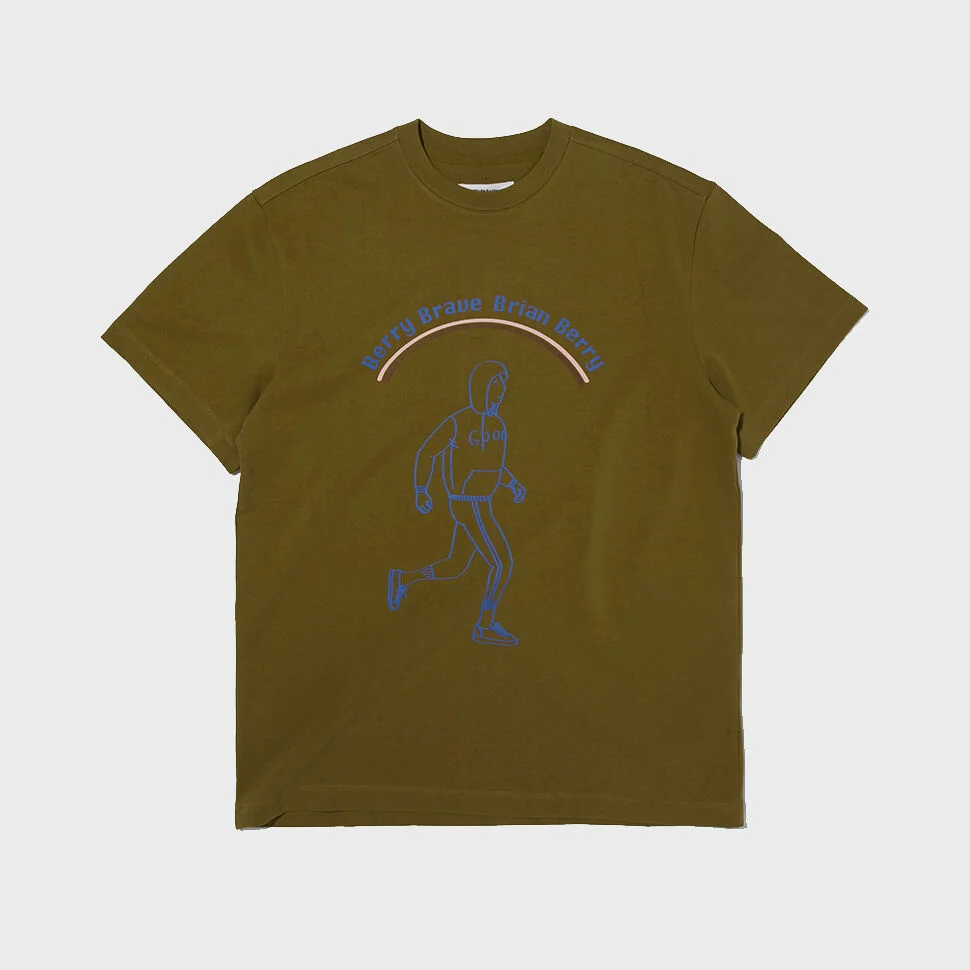 SIGNATURE S/S TEE_OLIVE