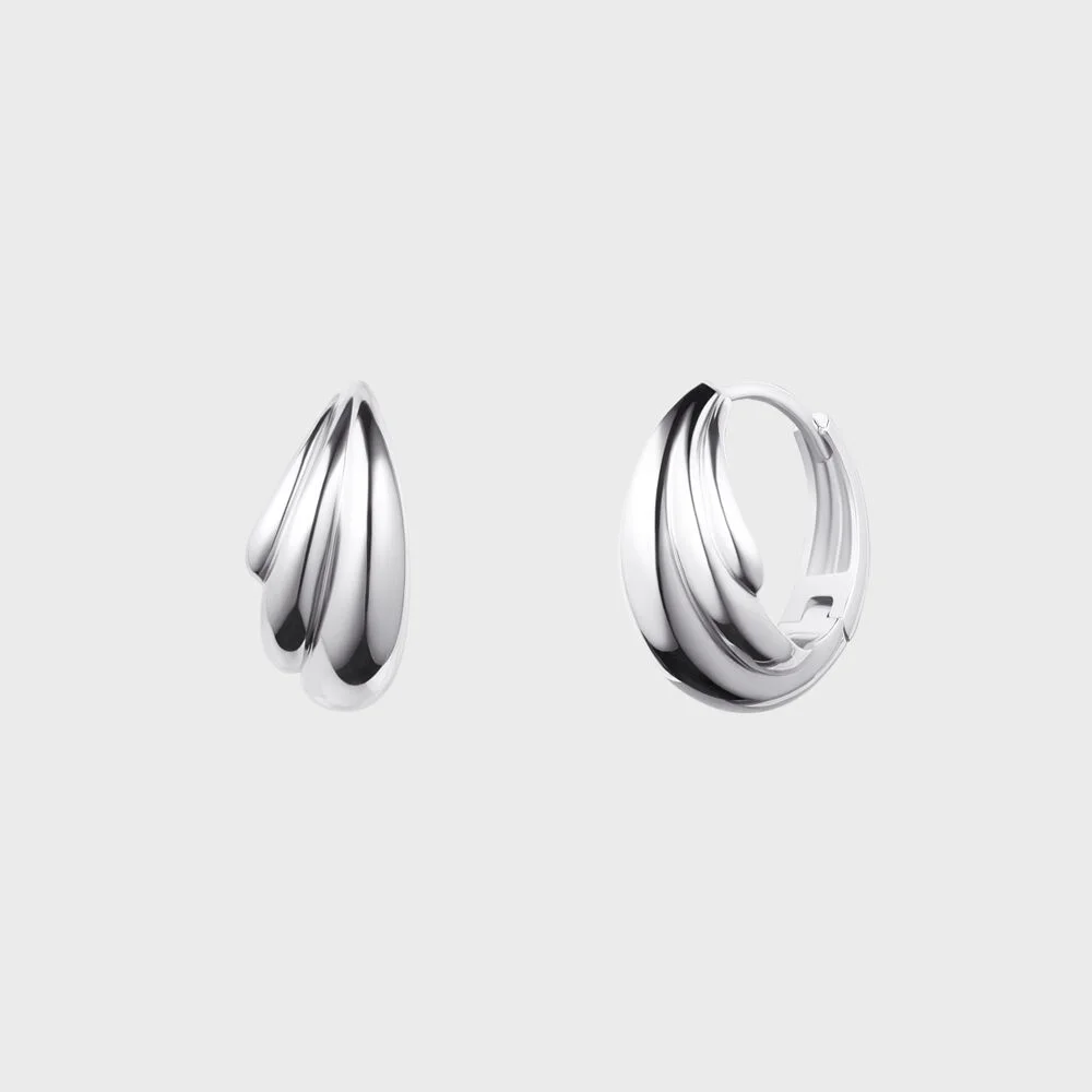 銀色 耳環 SA26B66F