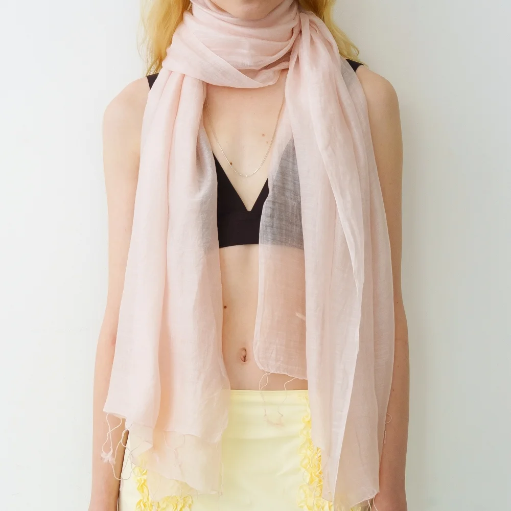 Natural Sheer Big Scarf (L261MSF020)