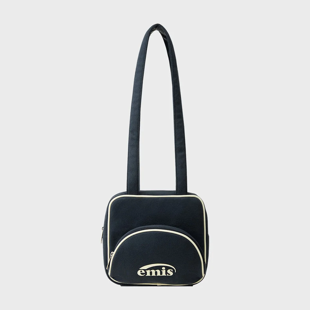 JERSEY LOGO SHOULDER BAG-NAVY
