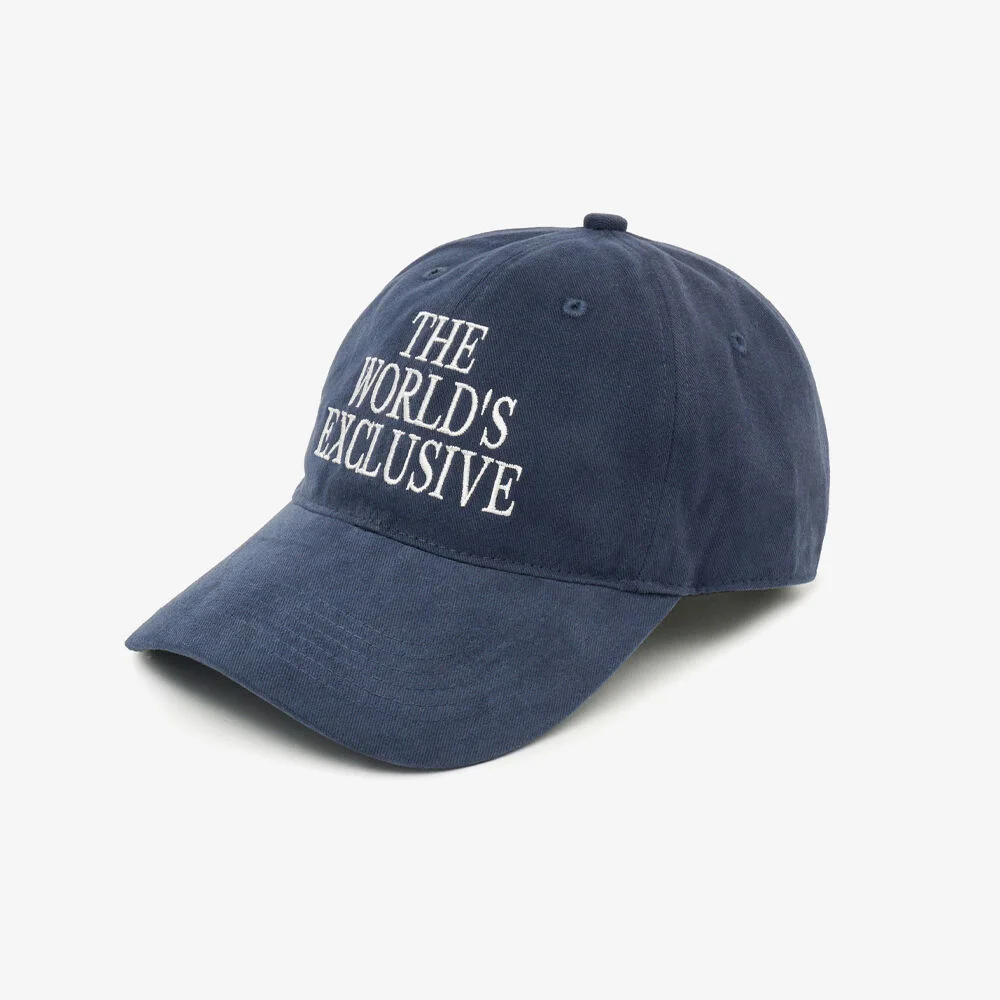 de 世界 純棉 棒球帽 (NAVY)