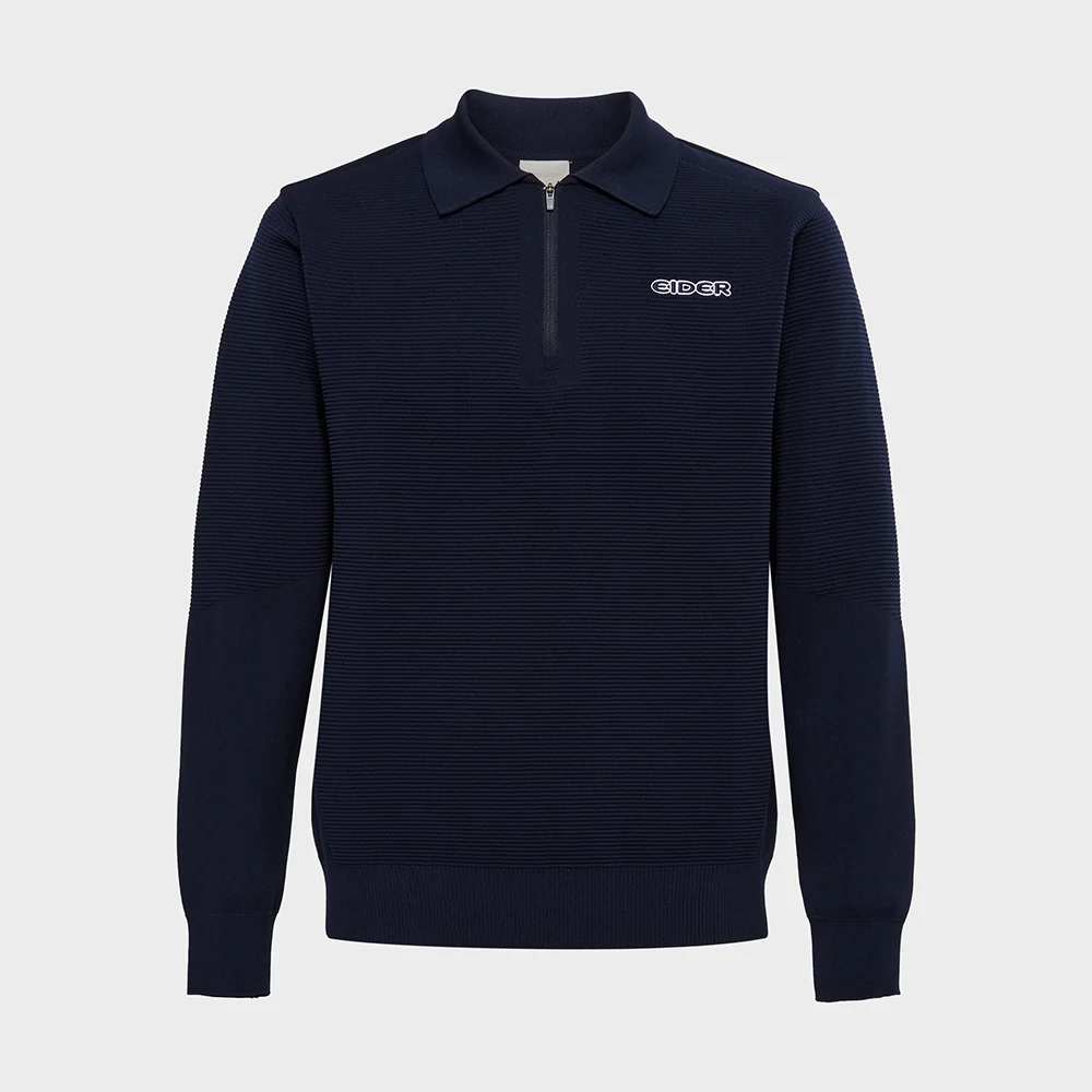 AERO KNIT (Aero 針織衫) 男裝 長袖 Polo T恤_Dark Navy_DMU25261N9