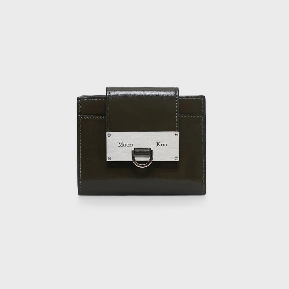 MATIN ARCH RING FLAP WALLET IN KHAKI