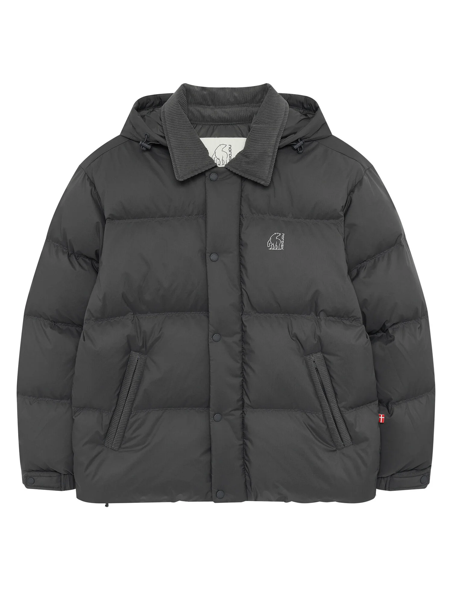 Olbor DRY 水晶羽絨 連帽衫 夾克 - M_Dark Grey OMW26517C6