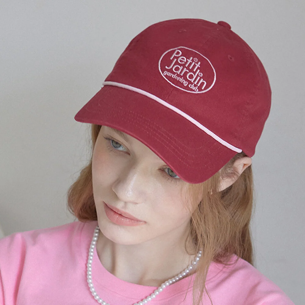 Petit Jardin Ball Cap - Burgundy