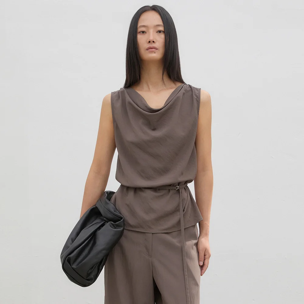ALVIN COWL SLEEVELESS