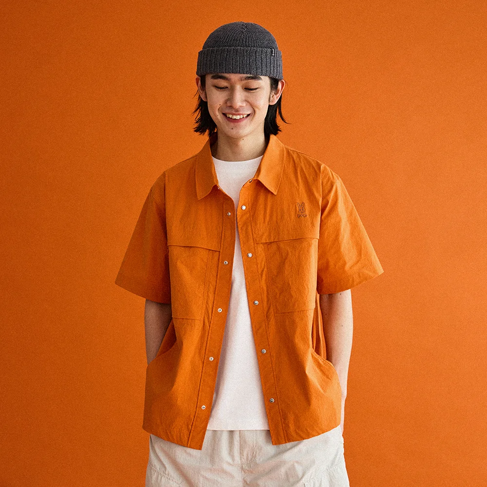 Suru Suru 短袖 襯衫(ORANGE)