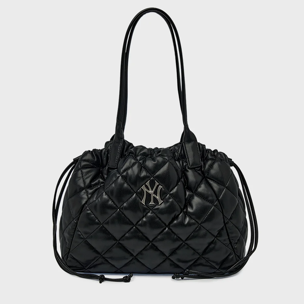 基本款 絎縫 PU 托特袋 NY (Black)