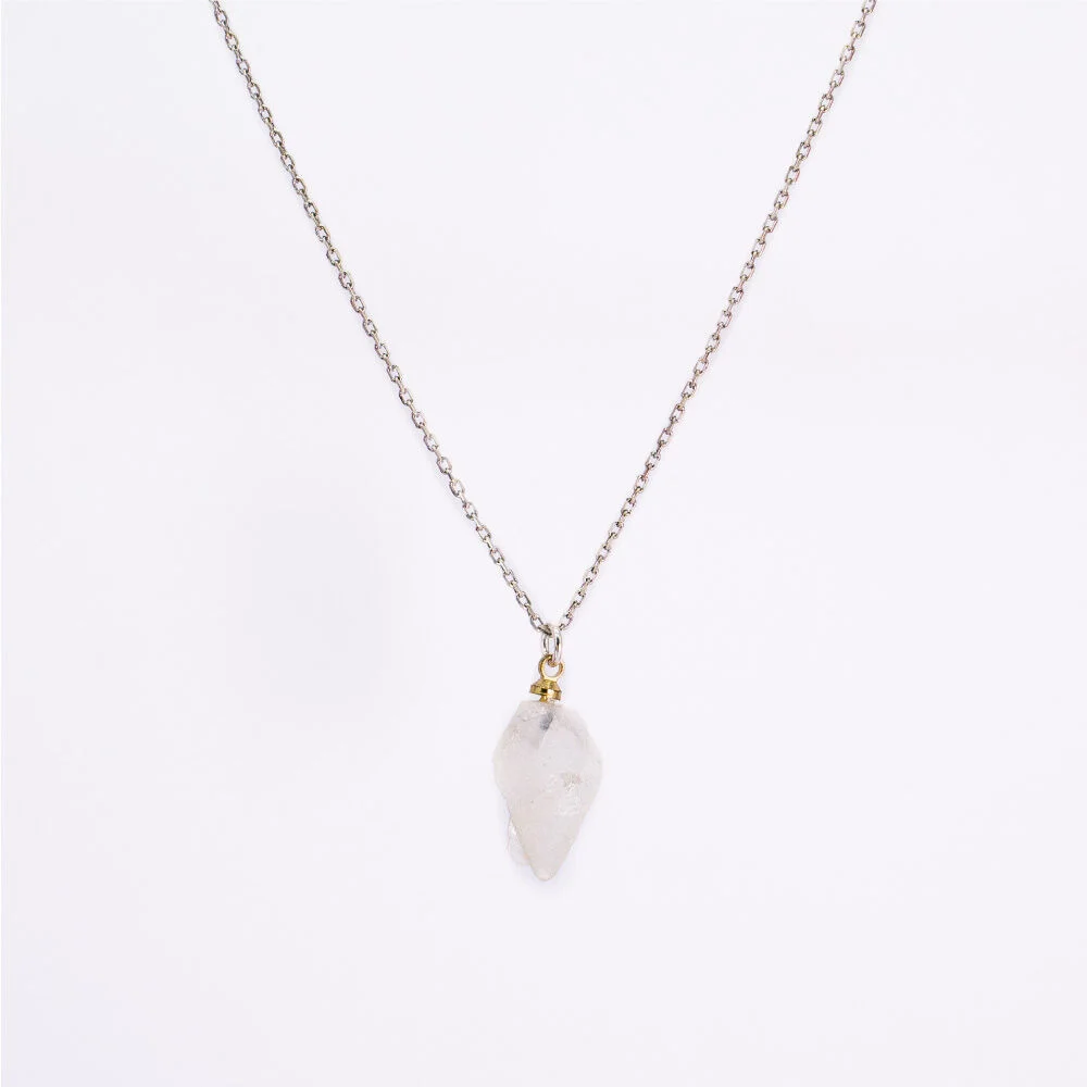 HR 312N_Moonstone Necklace (Silver 925)