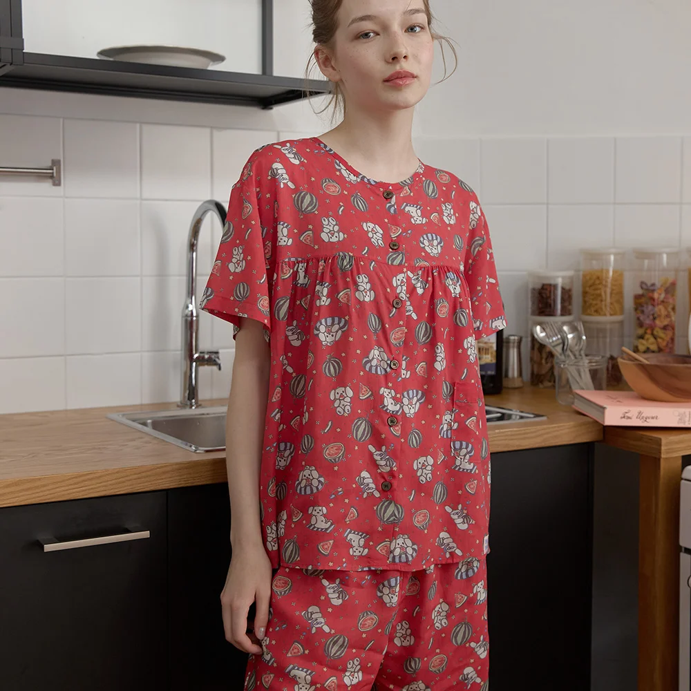 watermelon vacation summer pajama 睡衣
