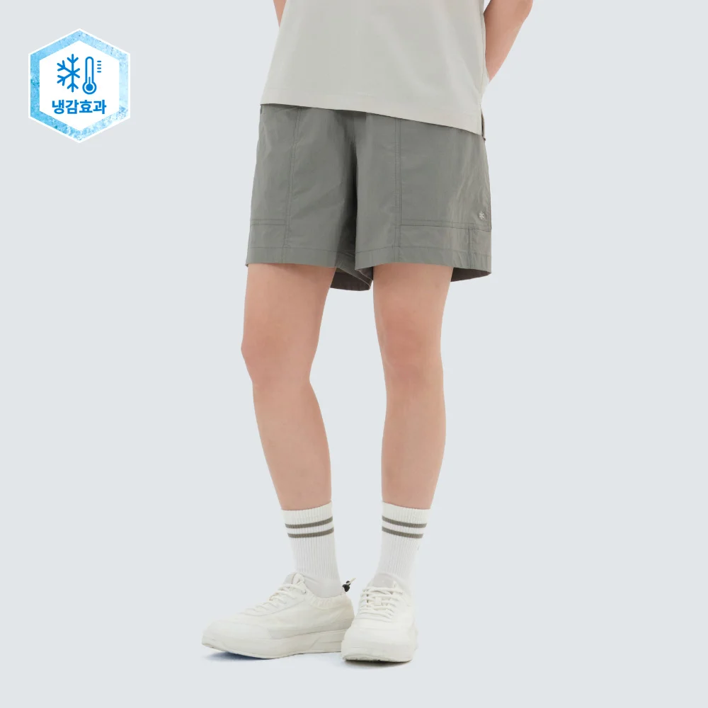 涼感 髮根 女裝 實用款 短褲 Light Khaki (S25MWRHP65)