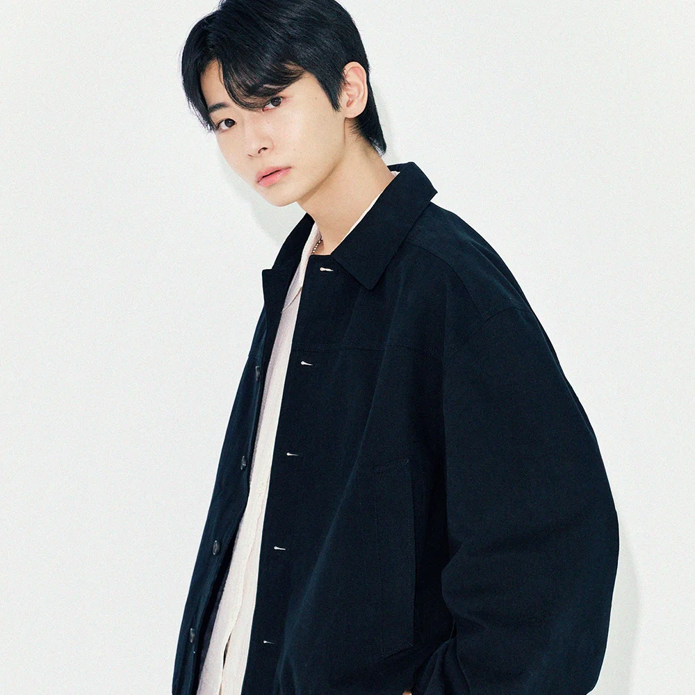 Peach Twill Drizzle Jacket J30 Black