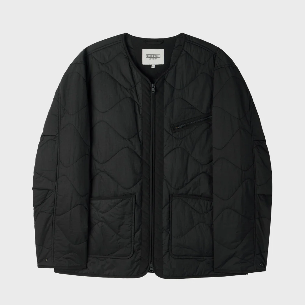 BRITISH CAMPER QUILTED JACKET - BLACK (P254UPD430)