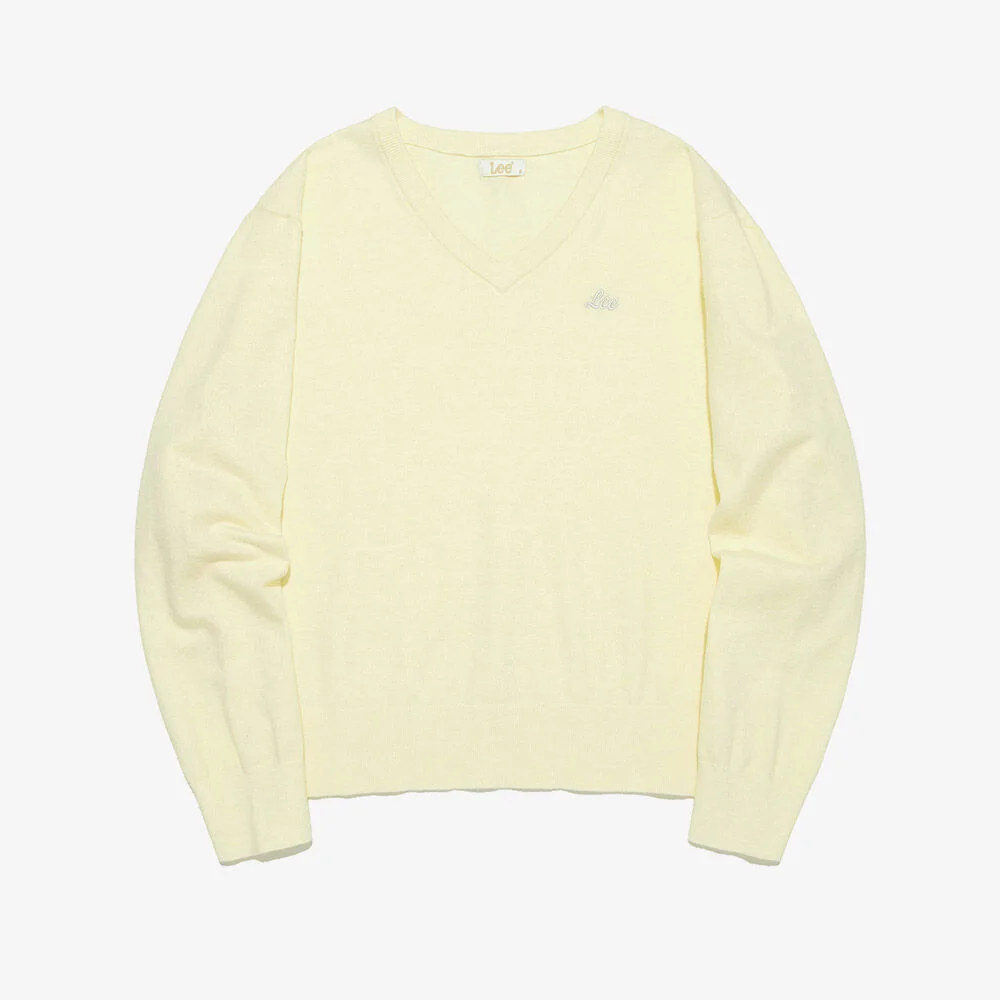 女裝 V領 針織衫 Butter