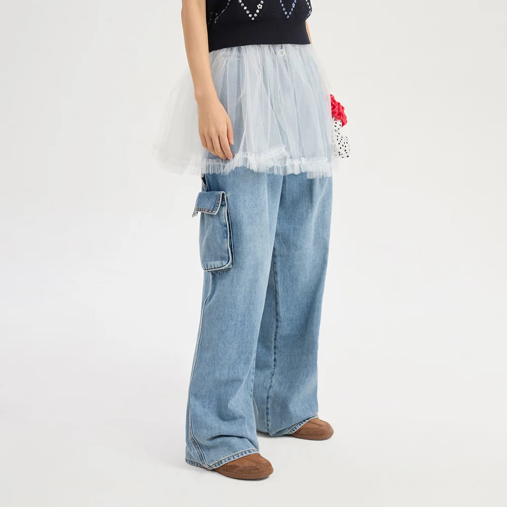Out Pocket Denim Pants (blue) LFPDA25190BUX