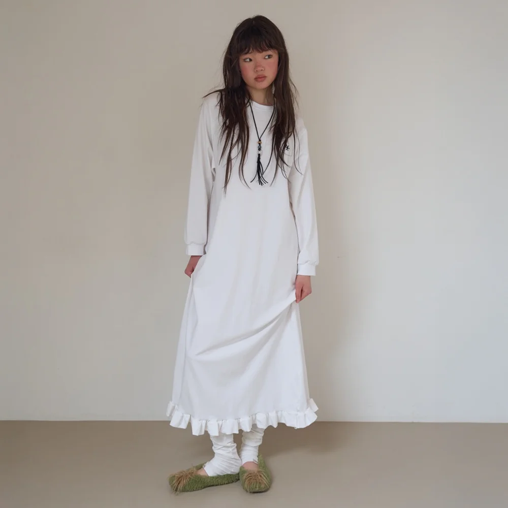Key Glance Maxi Dress / White