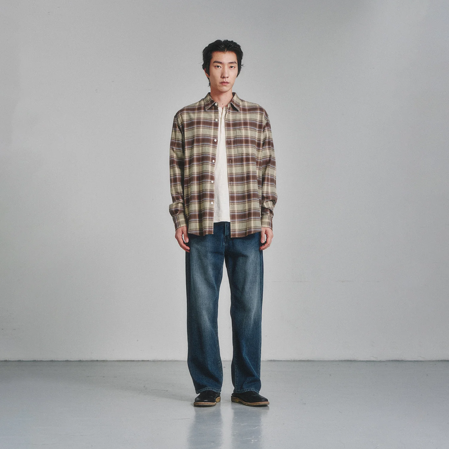 Sashiko 5P Pants_Japanese Fabric_Vintage Indigo