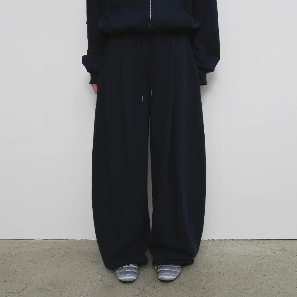 OVERFIT SWEAT PANTS_NAVY