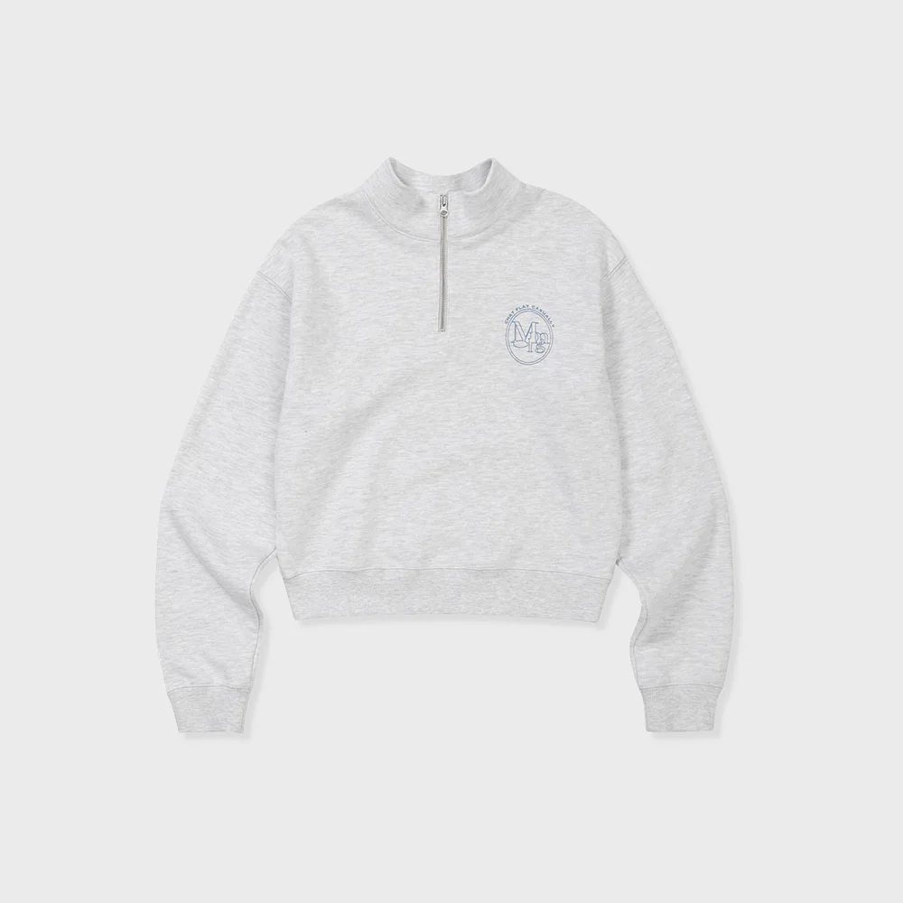 CIRCLE SERIF SWEAT (ASH GREY)