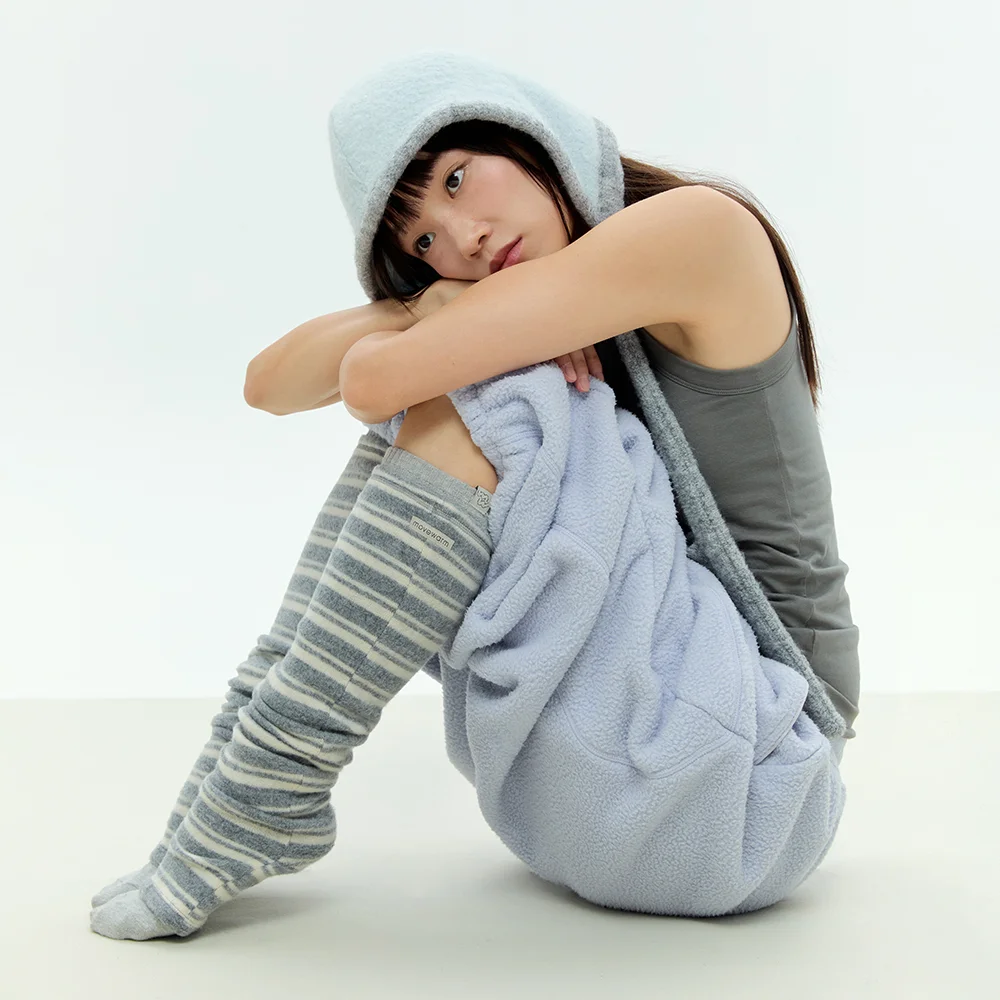 Stripe Knee Socks- 2Colors