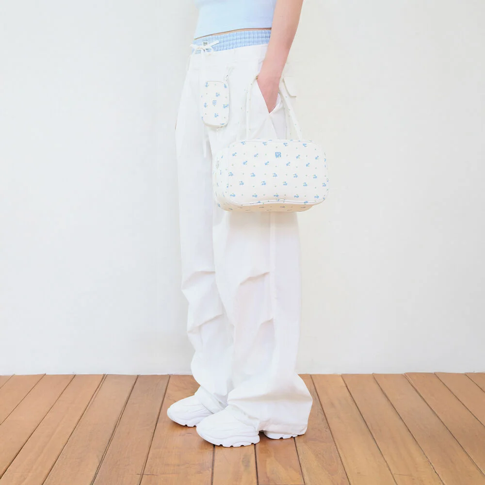 GRVB_FLOWER TOTE BAG (IVORY)