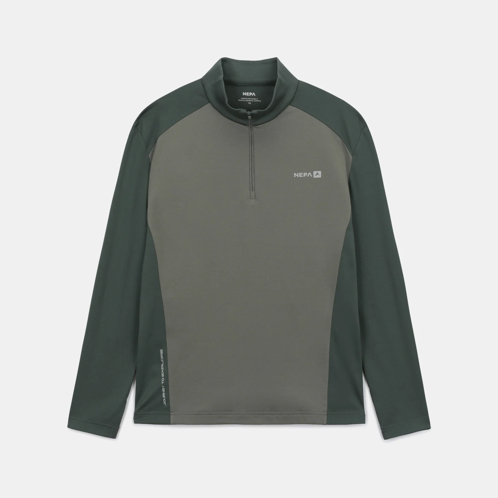 NEPA/Official Direct 7K55403 男裝 Power Stretch 色塊 拉鏈 T恤