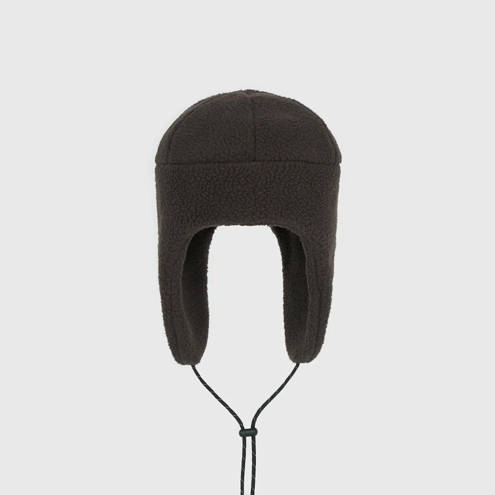 Pipi Fleece Earflap Hat (Brown)