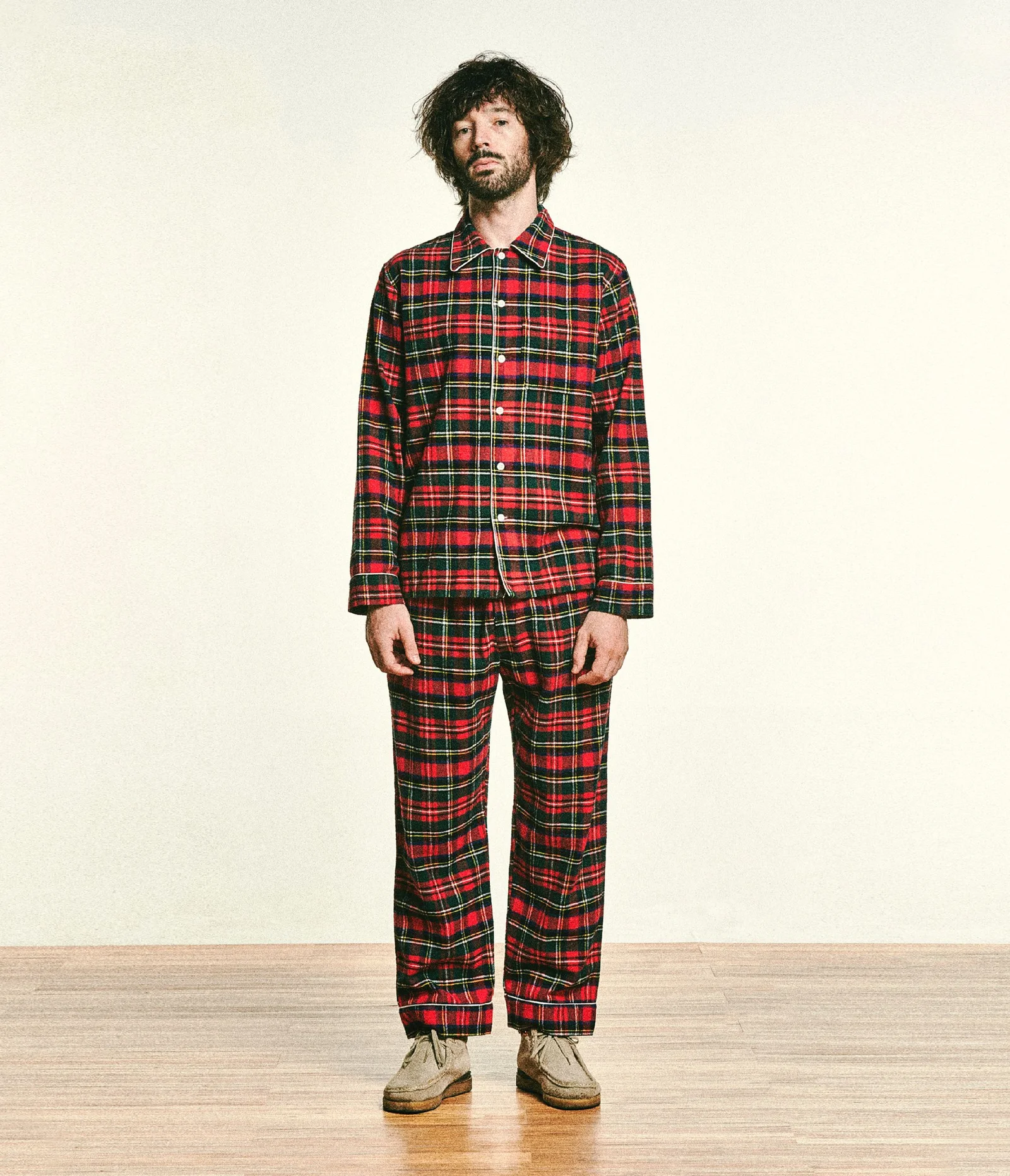 (M) WOODY PJ SET FLANNEL CHRISTMAS