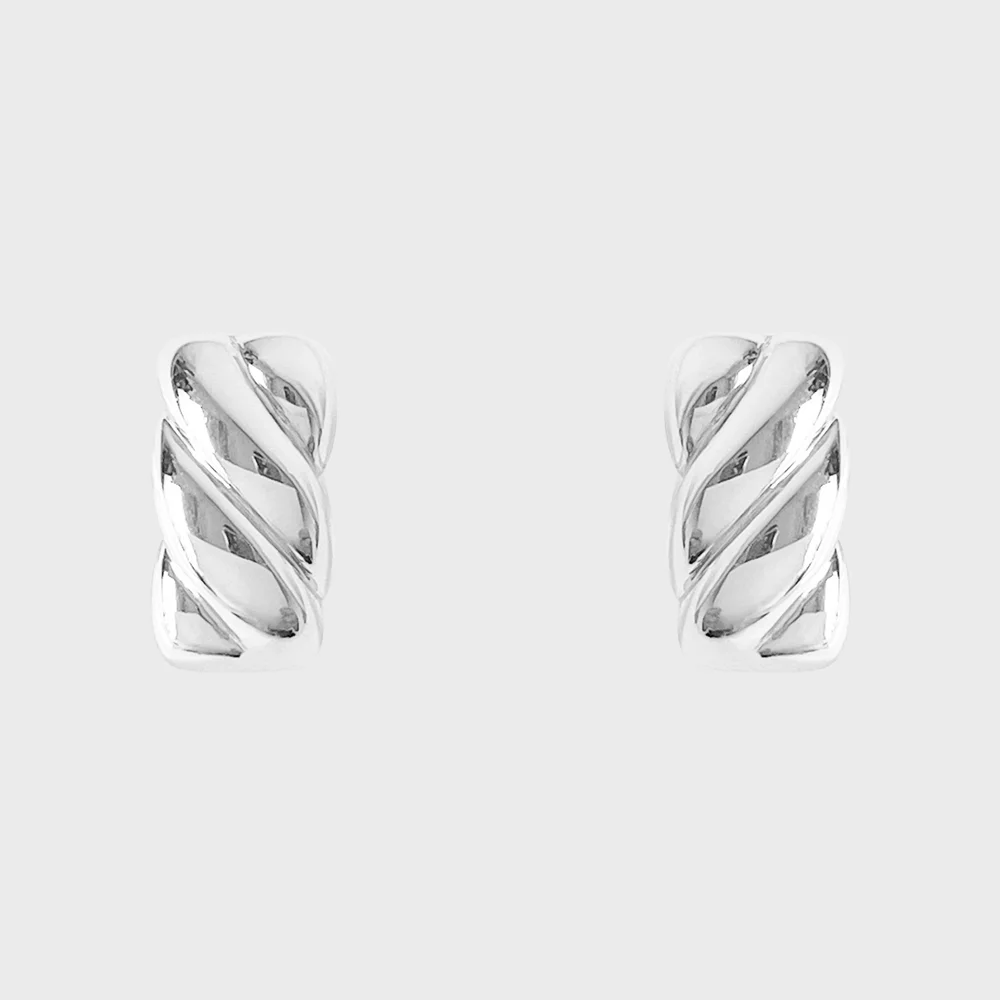 Tie Square Earrings