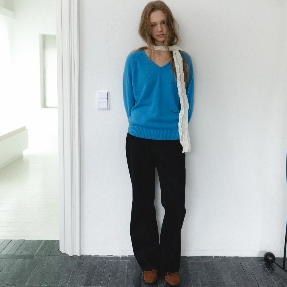 Beloved straight denim pant_black