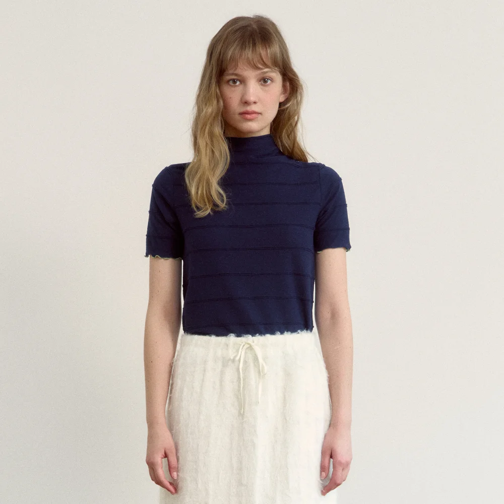 Bless Stripe Top (Navy)