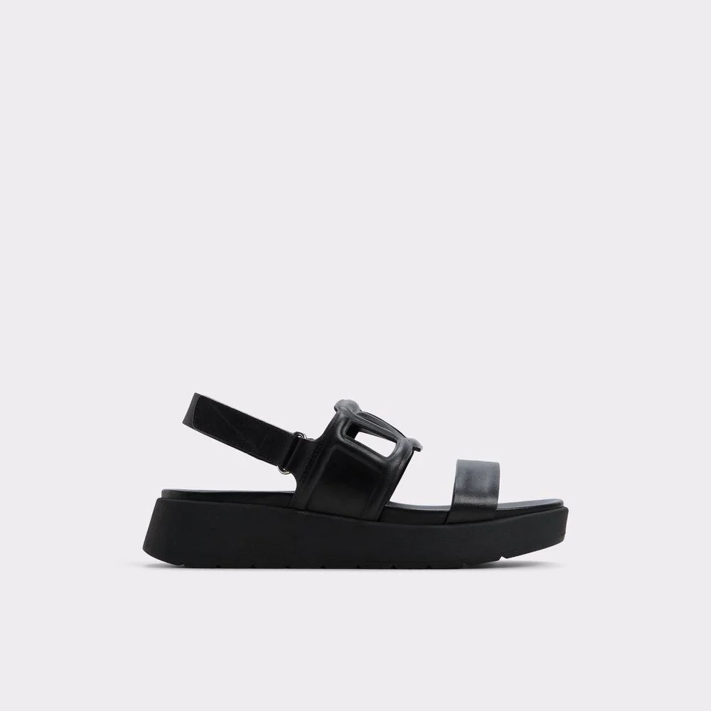 Aldo Onubia 枕頭工藝 足墊 涼鞋 - 黑色 ADC1D095FZ001