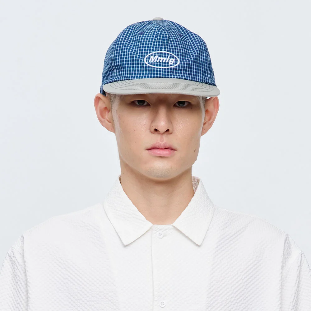MMLG CHECK TWO TONE BALLCAP (BLUE)