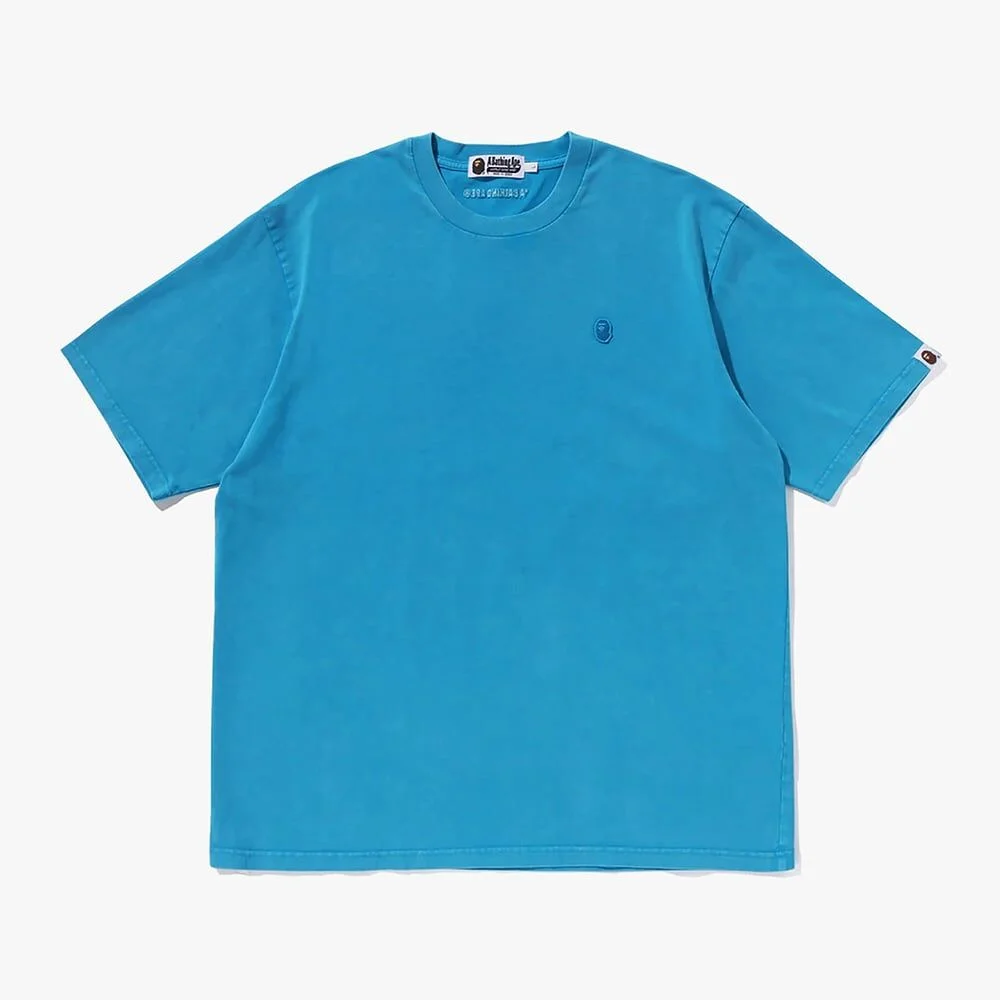 成衣 Tie-Dye 單 點綴 Relaxed 剪裁 T恤(M) BLUE