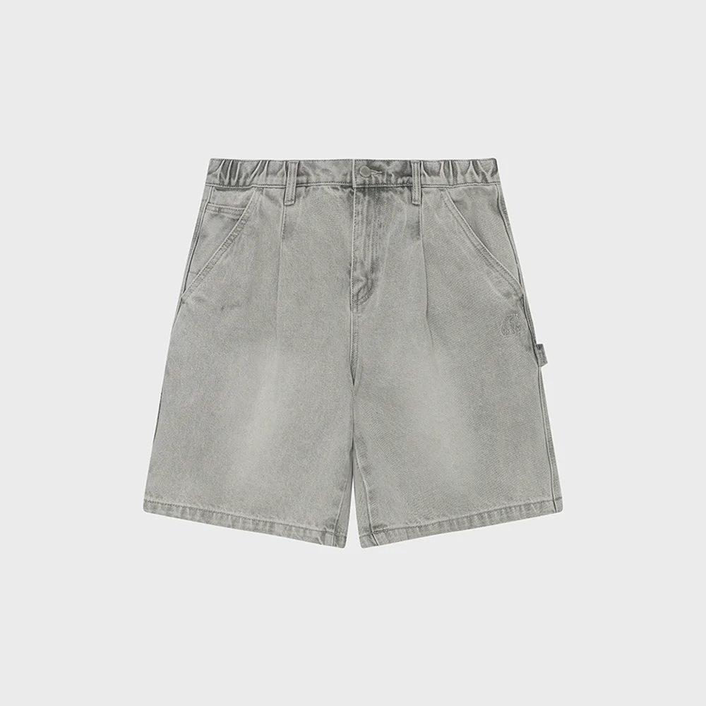 牛仔 短褲 - U_SHIMMER GREY_OUM263291C