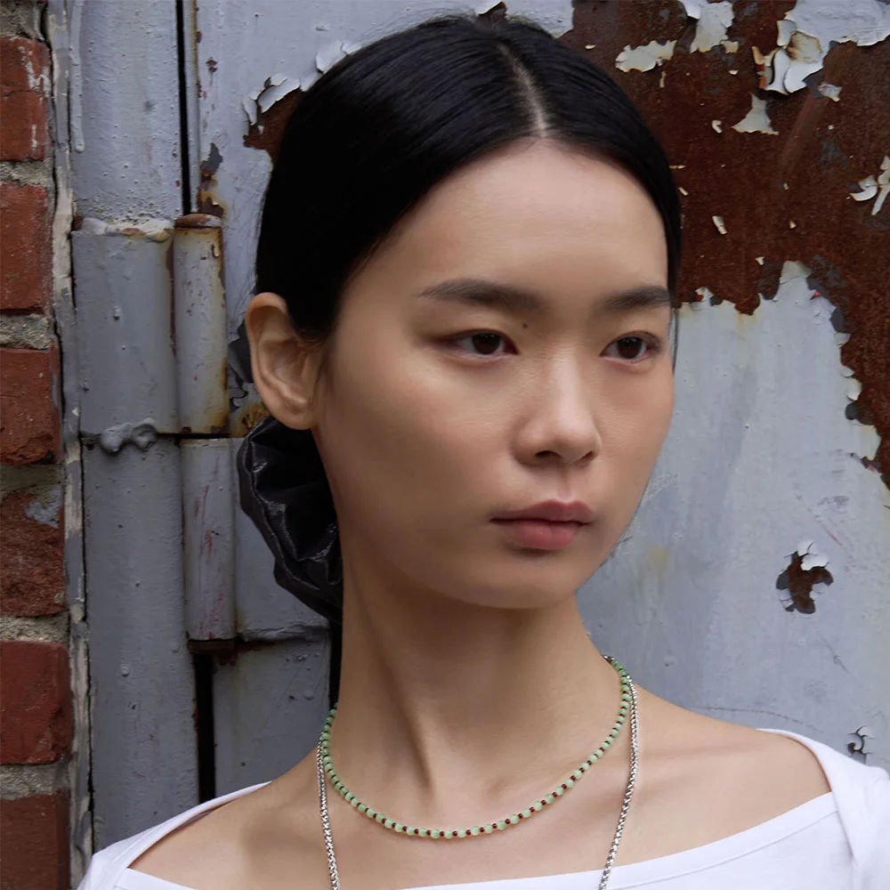 (銷售X)Echinacea Cats Eye Necklace