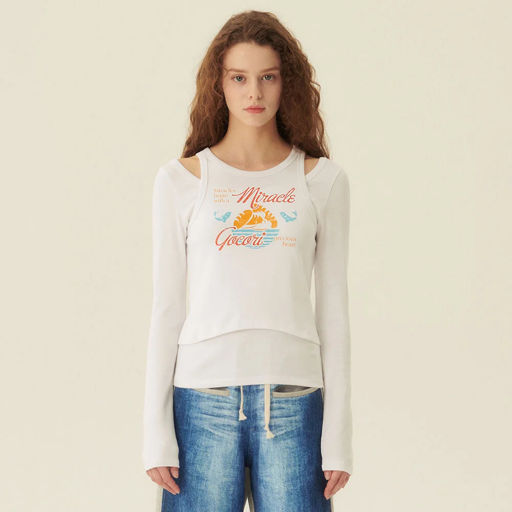 5 LOAVES AND 2 FISH T-SHIRTS - WHITE 層次 T恤