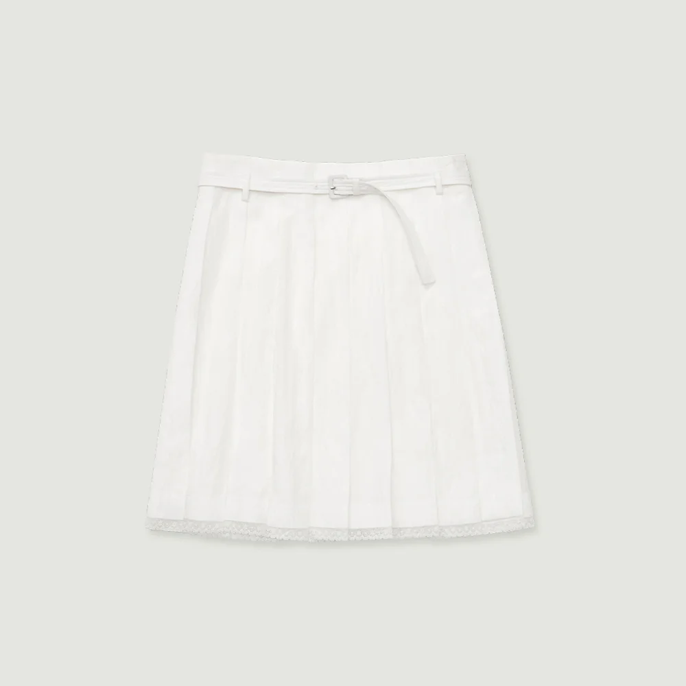 INES MIDI SKIRT (WHITE)