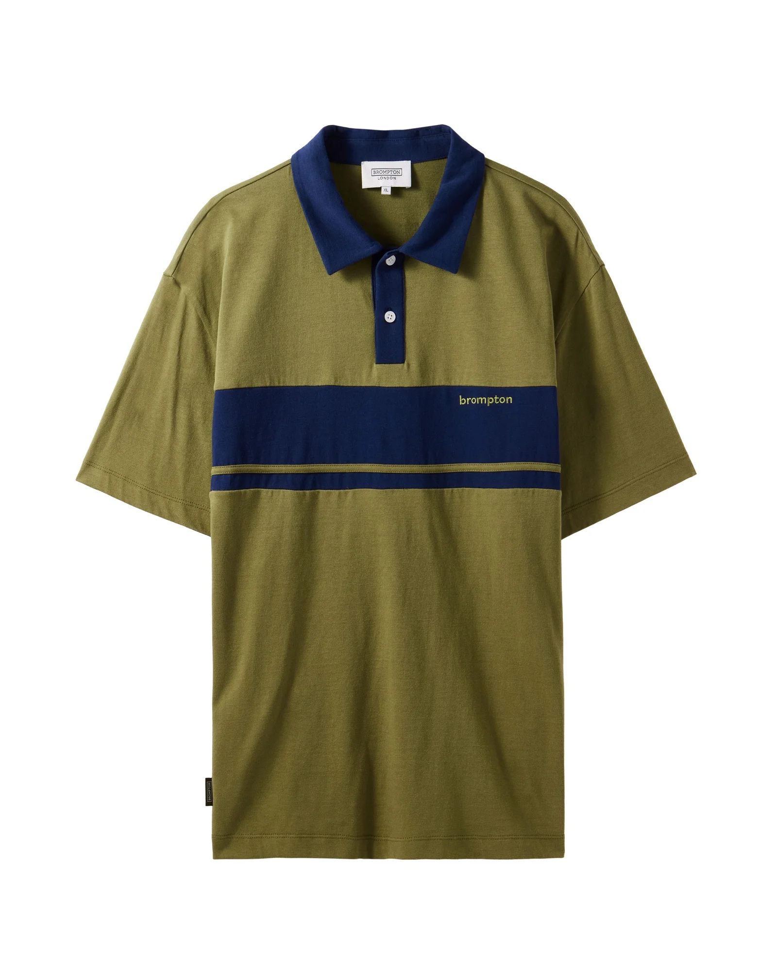 VINTAGE CYCLE COLLAR JERSEY - OLIVE (P242MPL511)
